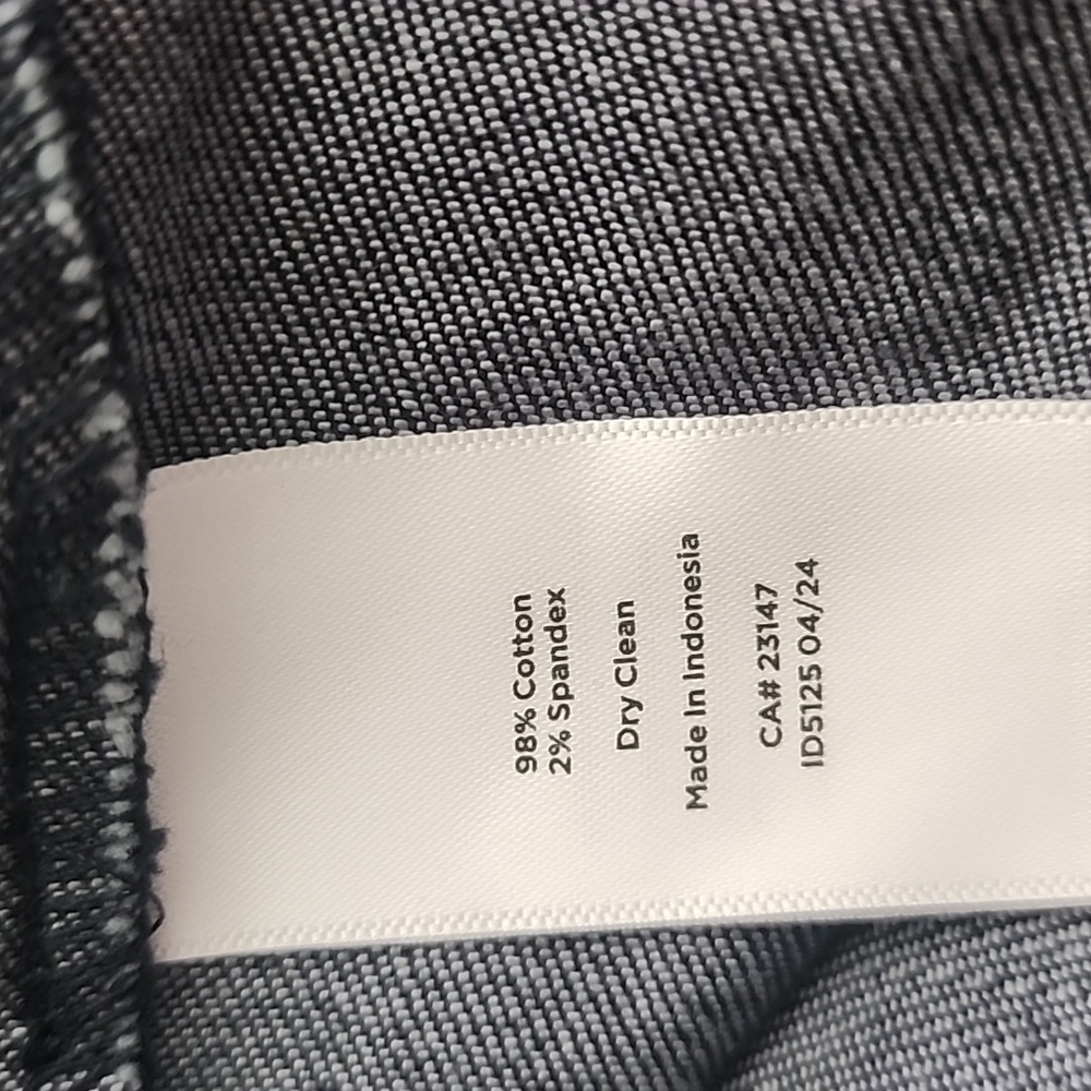 Talbots Refined A-line Dark Blue Denim Dress Size 22W - Picture 4 of 4